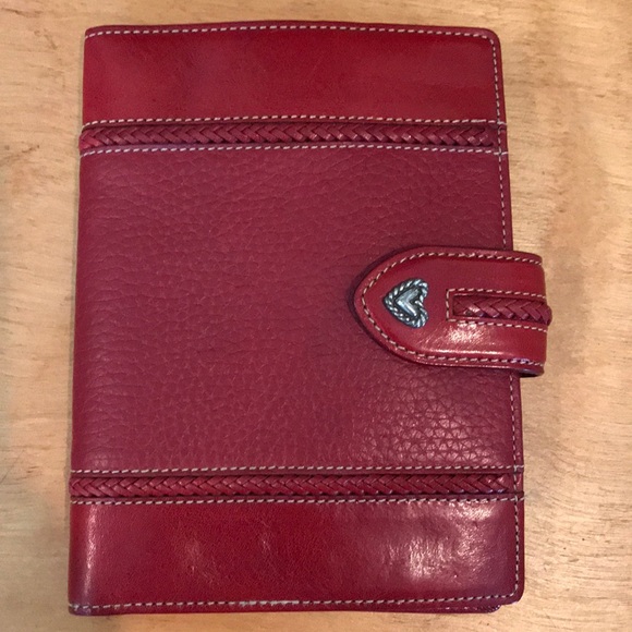 Brighton Accessories - Brighton red leather photo/card/recipe wallet
